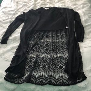 Lauren Conrad lace cardigan
